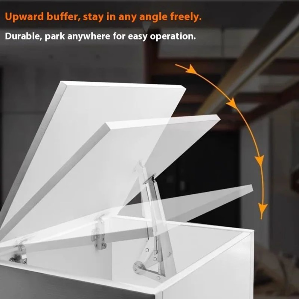 HeavyDuty Gas Struts SoftClose Lid Support Hinges Adjustable 60N200N Gas Springs 2Pack 2