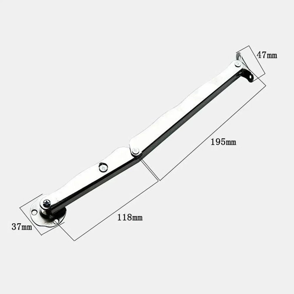 HeavyDuty Gas Struts SoftClose Lid Support Hinges Adjustable 60N200N Gas Springs 2Pack 4