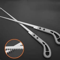 sk5 steel hand saw with wooden handle - 340mm woodworking saw for garden & panel cutting