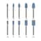 10Piece Mounted Grinding Stones Set 3mm Shank Polishing Sanding Bits For Precision Finishing 3