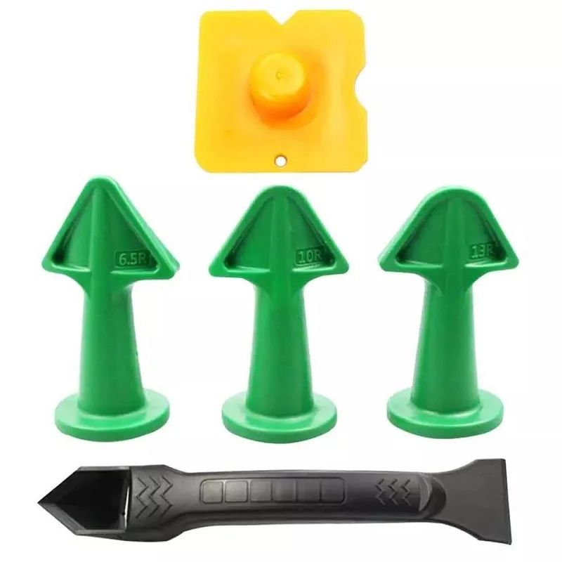 5Piece Caulking Tool Set Silicone Finishing Joint Smoothing Applicators 4