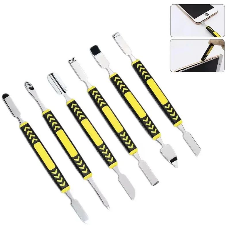 Metal Mini Crowbar Set DoubleHeaded Pry Bar Tools For Precision Disassembly 0