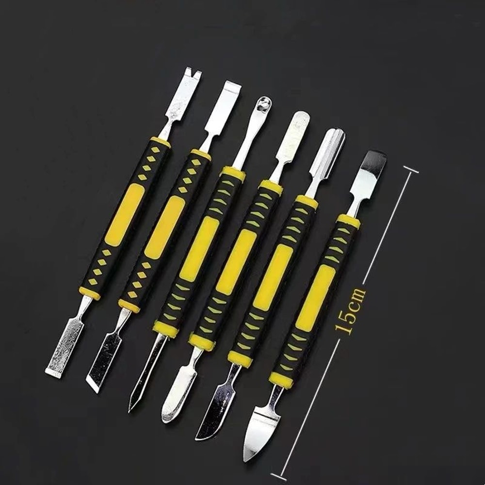 Metal Mini Crowbar Set DoubleHeaded Pry Bar Tools For Precision Disassembly 2