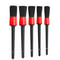 5Piece Car Detailing Brush Set Interior Wheel Cleaning Brushes For Auto Care 2