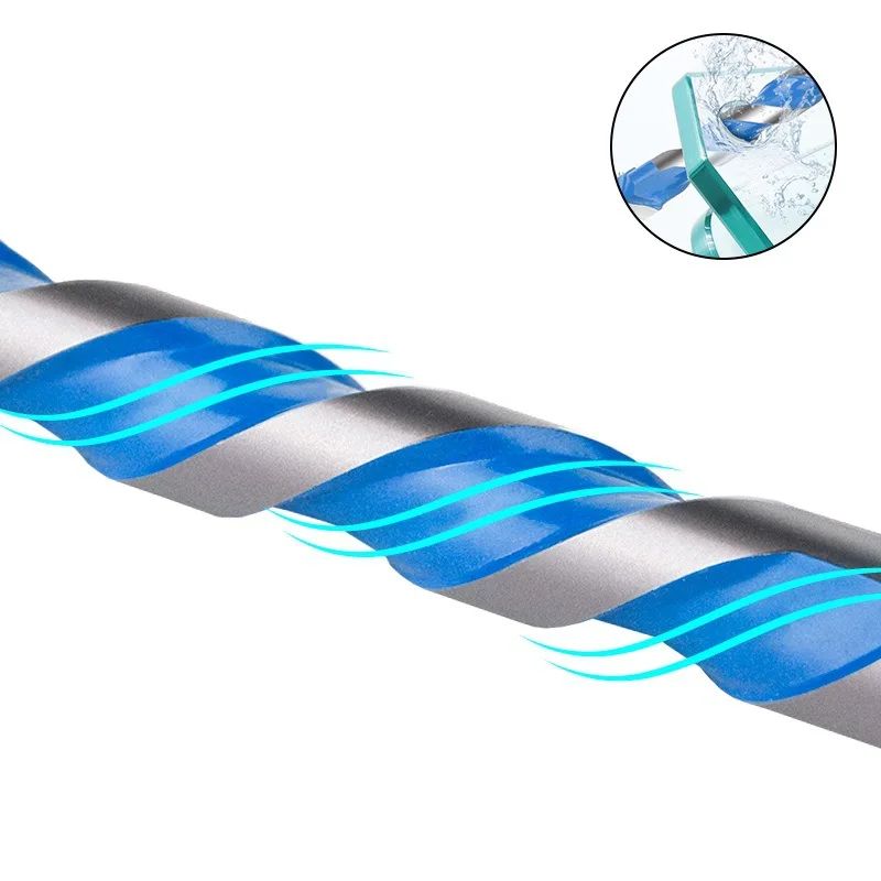 Diamond Triangle Drill Bit Set 312mm MultiMaterial Drill Bits For Tile Glass Concrete 1