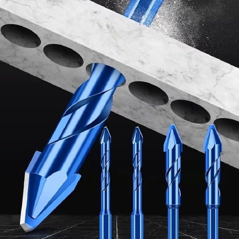 HighHardness Triangle Drill Bit Set Precision Glass Ceramic Concrete Drilling 1