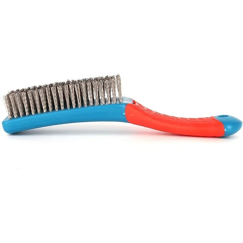 HeavyDuty Stainless Steel Wire Brush Rust Removal Surface Cleaning Tool 2