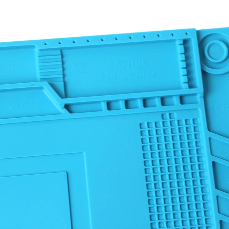 HeatResistant Silicone Soldering Mat AntiStatic Magnetic Work Mat For Electronics Repair 2