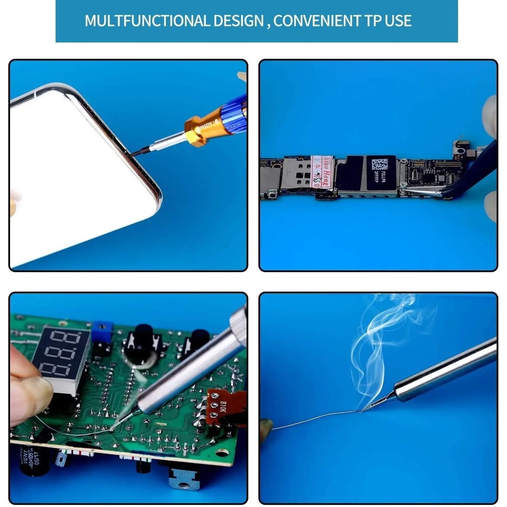 HeatResistant Silicone Soldering Mat AntiStatic Magnetic Work Mat For Electronics Repair 3