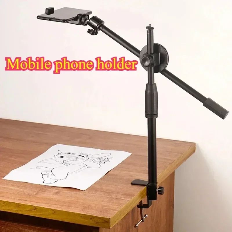ProStudio Horizontal Tripod Phone Tripod Stand Adjustable Overhead Filming Rig For Smartphones 1