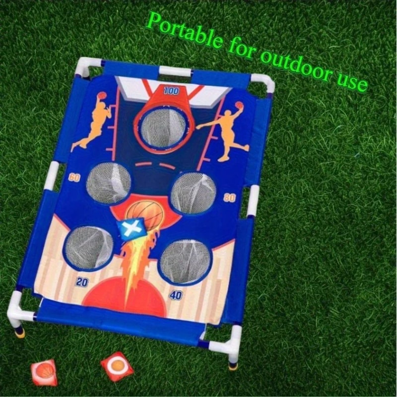 Portable Sandbag Throwing Game Set Outdoor Bean Bag Toss Game For Kids And Adults 1