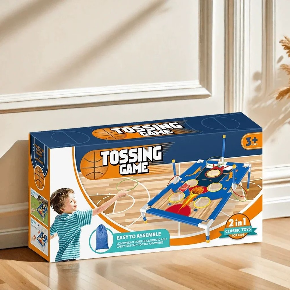 Portable Sandbag Throwing Game Set Outdoor Bean Bag Toss Game For Kids And Adults 4