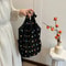 Boho Crochet Tote Bag Large Capacity Knitted Handbag With Colorful Beads For Women 2