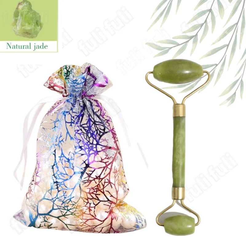 Natural Rose Jade Gua Sha Tool Facial Body Lifting Stone For Massage And Skin Care 2