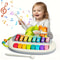 2in1 Baby Grand Piano Toy For Musical Learning Motor Skill Development 0