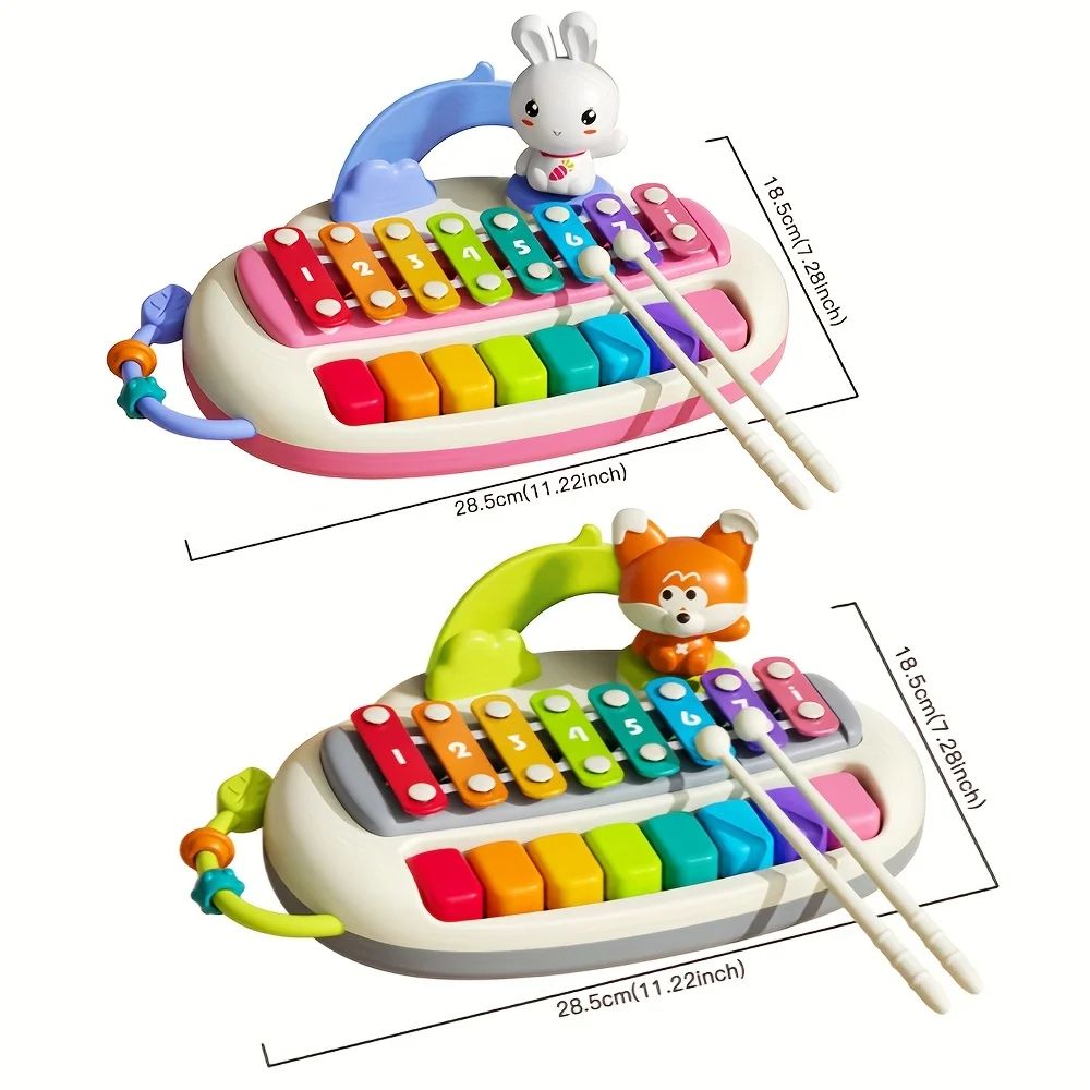 2in1 Baby Grand Piano Toy For Musical Learning Motor Skill Development 1