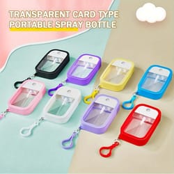 45ml refillable travel perfume spray bottle with silicone case