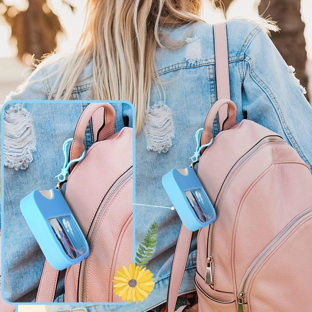 45ml Refillable Travel Perfume Spray Bottle With Silicone Case 5