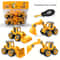 DIY Construction Excavator Toy With Screw Assembly Sliding Action 5