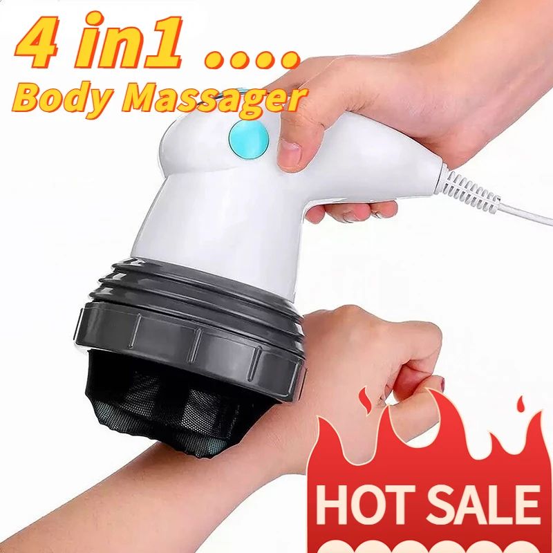 Electric Body Massage Gun Magnetic Vibrating Slim Roller For Muscle Relaxation Body Care 0