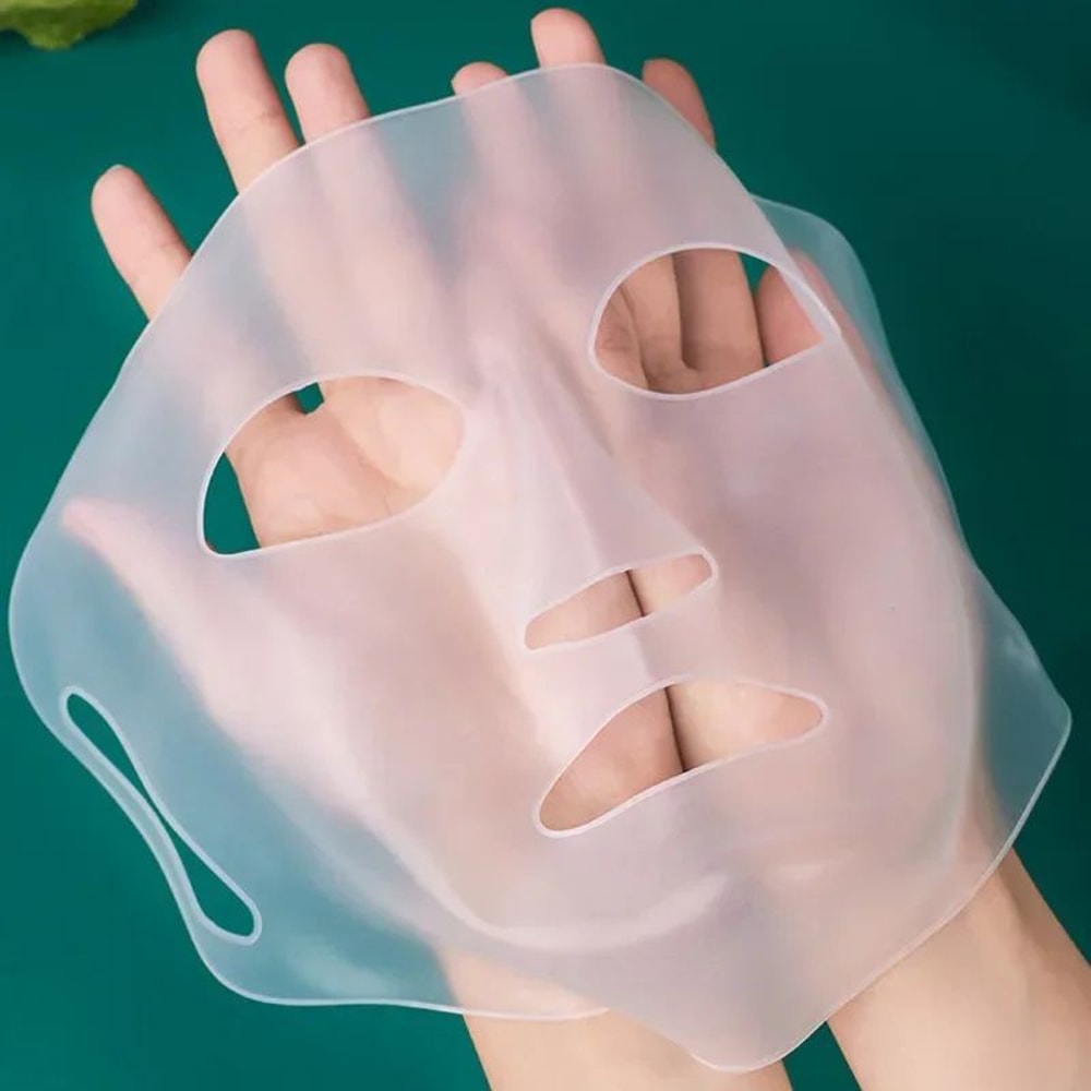 Reusable 3D Silicone Face Mask EarHook Lifting Mask For Firming Skincare Absorption 1