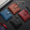 Men Vintage Leather Wallet Large Capacity Billfold With Zipper Coin Pocket ID Window 0