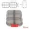 Portable Travel Pill Organizer With 10Grid Daily Medicine Storage Case 5