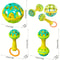 Colorful HandCrank Baby Bell Toy For Sensory Learning Motor Development 1