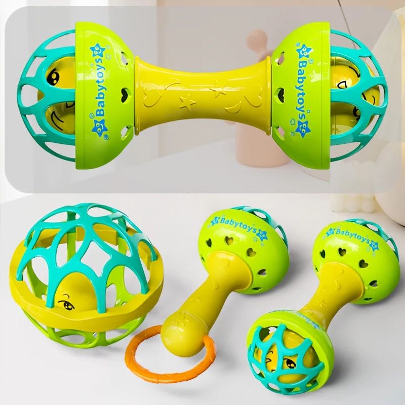 Colorful HandCrank Baby Bell Toy For Sensory Learning Motor Development 2