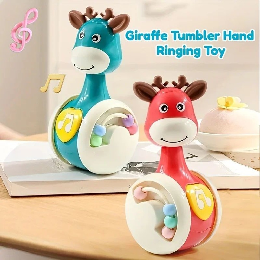 Swinging Giraffe Toy For Kids Sensory Play Early Learning Fun 0