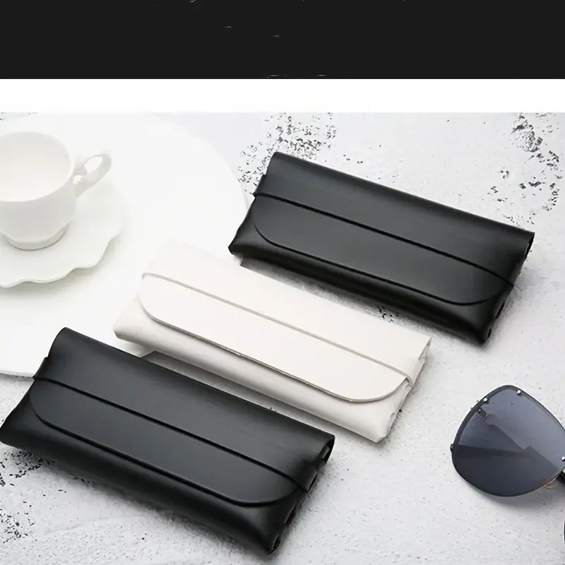 Premium Leather Glasses Case Stylish Leather Glasses Case For Travel Daily Protection 5