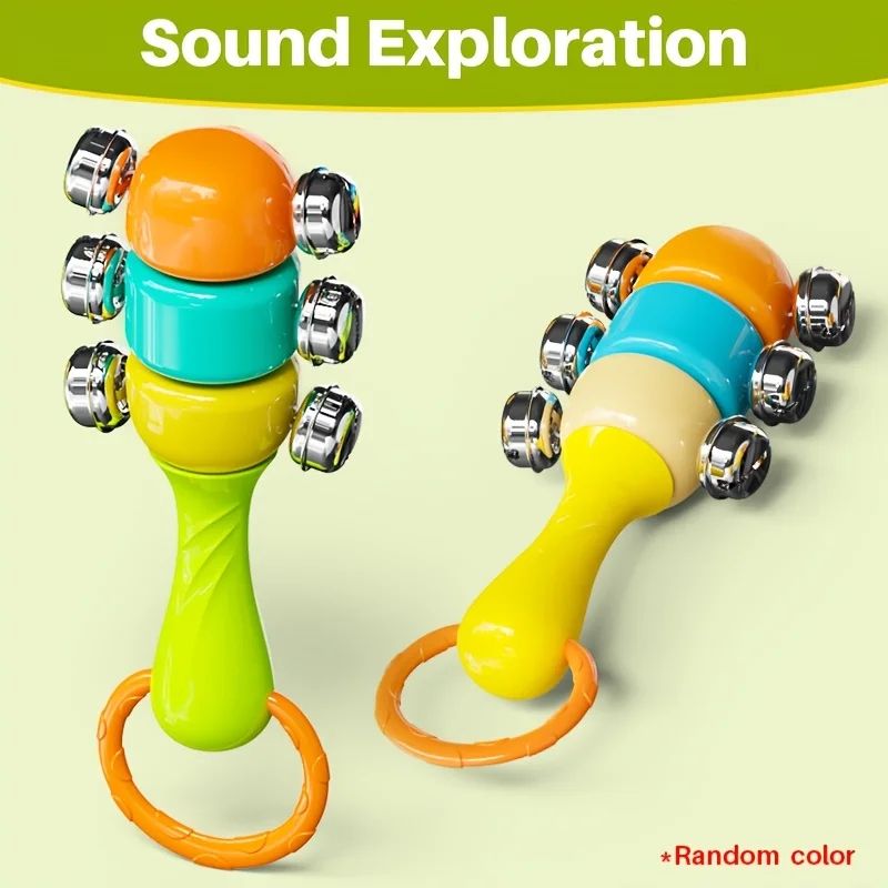 HandCranked Bell Game Set For Kids Educational Musical Toy For Children With Sensory Learning Fun 4