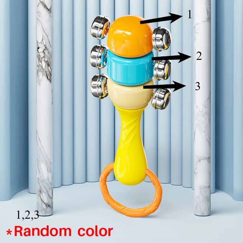 HandCranked Bell Game Set For Kids Educational Musical Toy For Children With Sensory Learning Fun 6