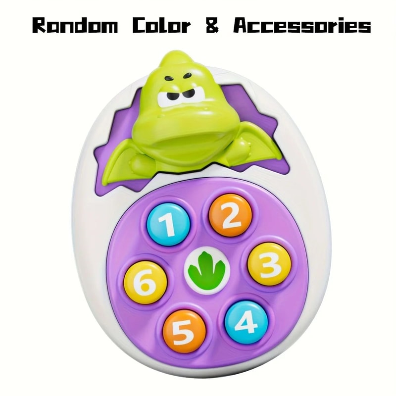 Dinosaur Press Tap Learning Toy Interactive Toddler Educational Toy With Colorful Sensory Play 7