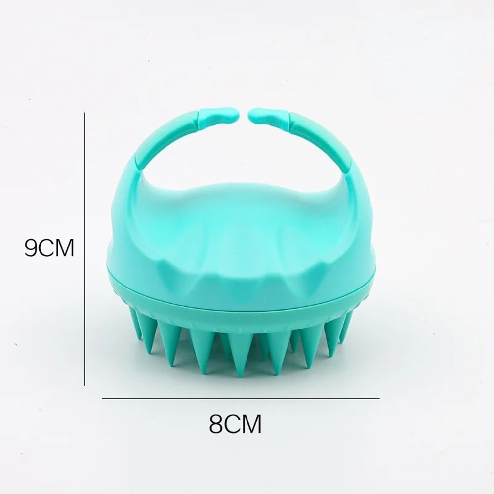 Silicone Scalp Massage Shampoo Brush Portable Scalp Massage Brush For Deep Clean Relaxation 7