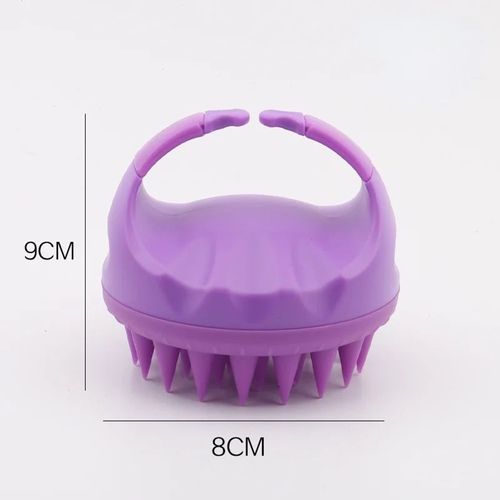 Silicone Scalp Massage Shampoo Brush Portable Scalp Massage Brush For Deep Clean Relaxation 9