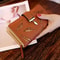 Women Hollow Leaf PU Leather Wallet Elegant Women Wallet With Card Holder Coin Pouch 8