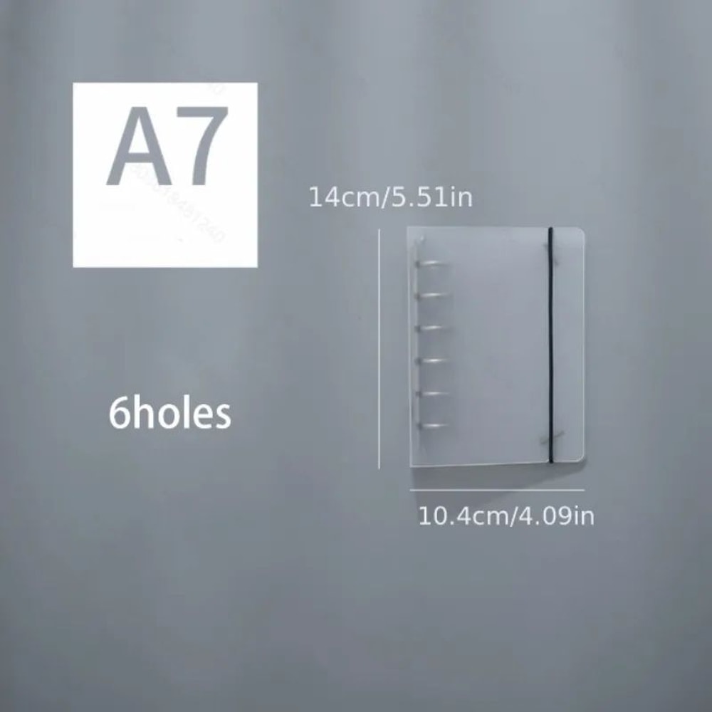 A7 Student Planner Binder Cover Compact A7 Binder Planner For Notes Scheduling Organization 5