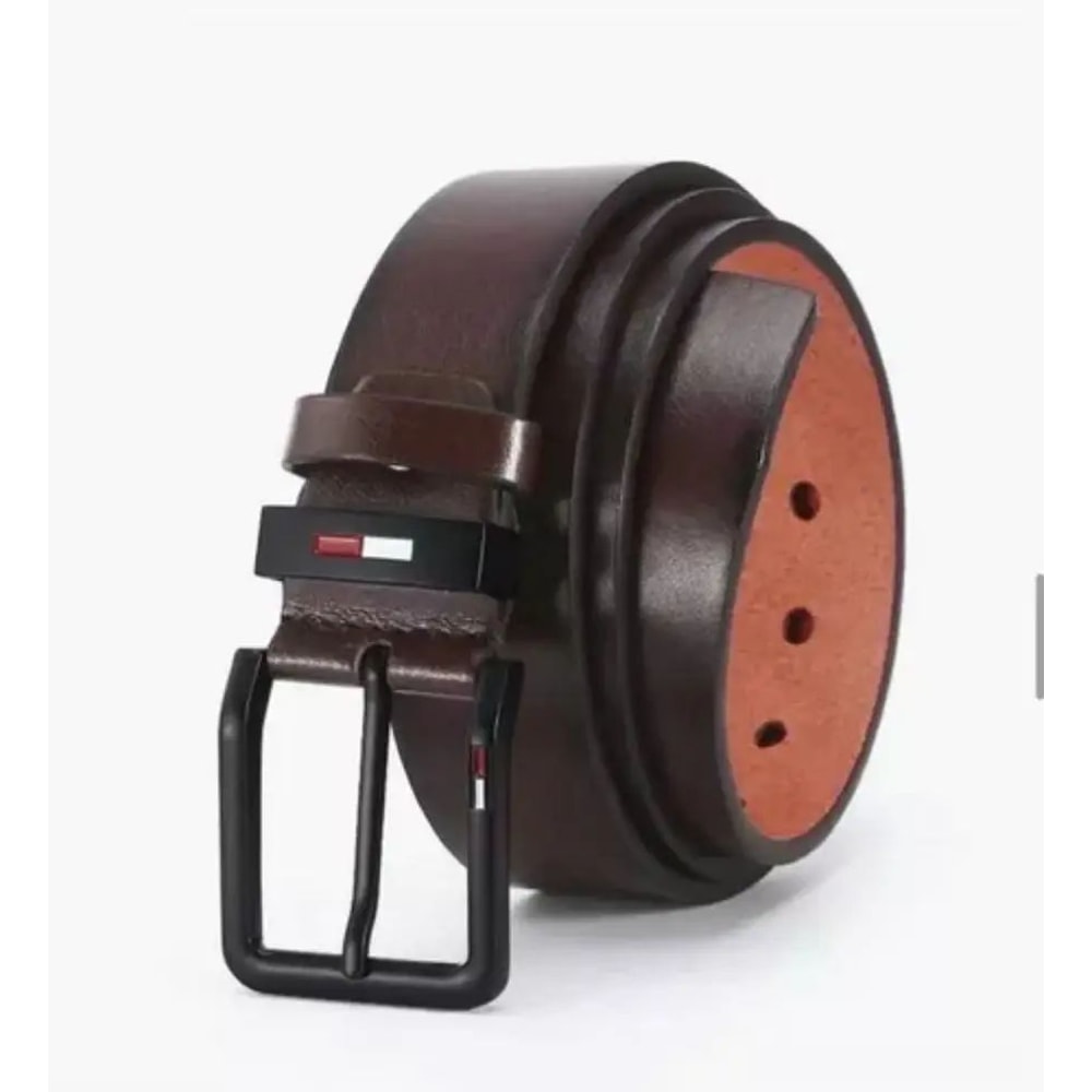 Men PU Leather Pin Buckle Belt Classic Men PU Leather Belt For Business Casual Style 4