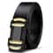 Men Automatic Buckle Leather Belt Luxury Genuine Leather Belt With Ratchet Closure For Business C 13