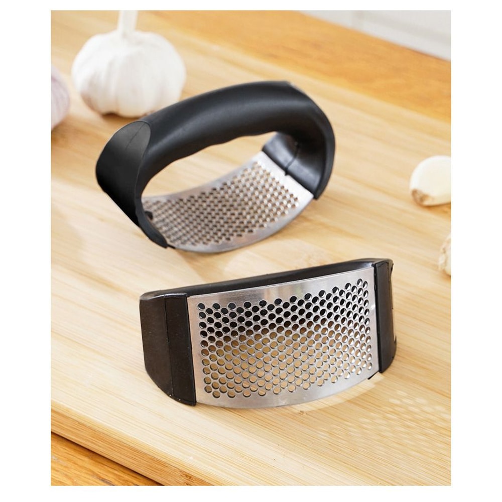 Stainless Steel Garlic Press Manual Garlic Crusher Mincer Tool 1