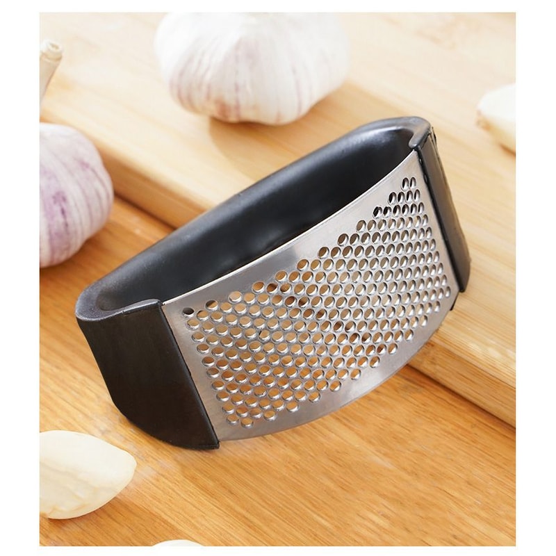 Stainless Steel Garlic Press Manual Garlic Crusher Mincer Tool 6