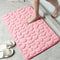 Pebble AntiSlip Floor Mat Embossed Fiber Bathroom Living Room Rug 0