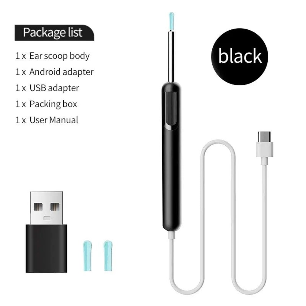 Smart Ear Camera Otoscope HD Ear Wax Removal Tool For Android PC 3