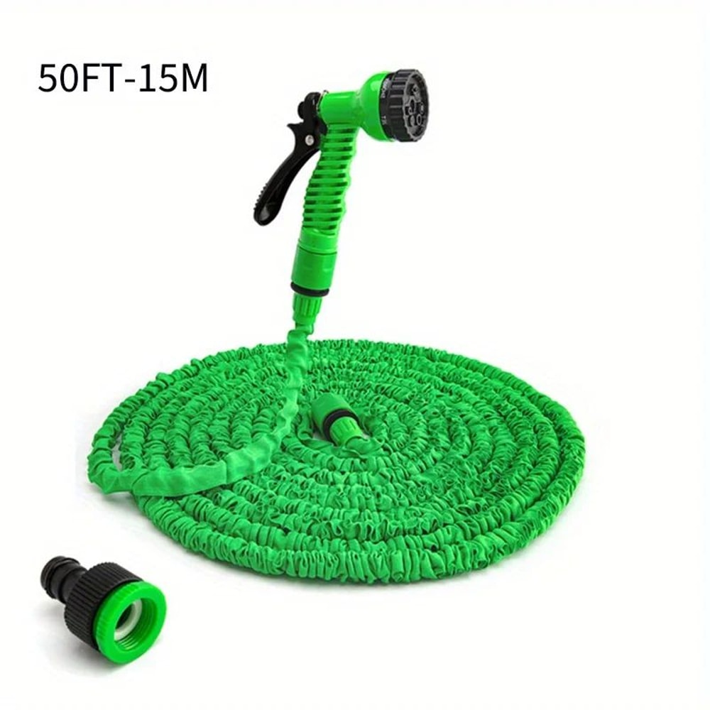 Expandable HighPressure Garden Hose Telescopic Water Hose With Spray Gun 7