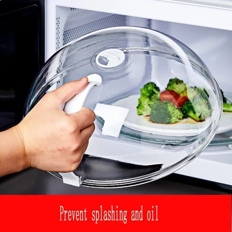 Microwave Splash Guard Cover HeatResistant Food Oil Protection Lid 1
