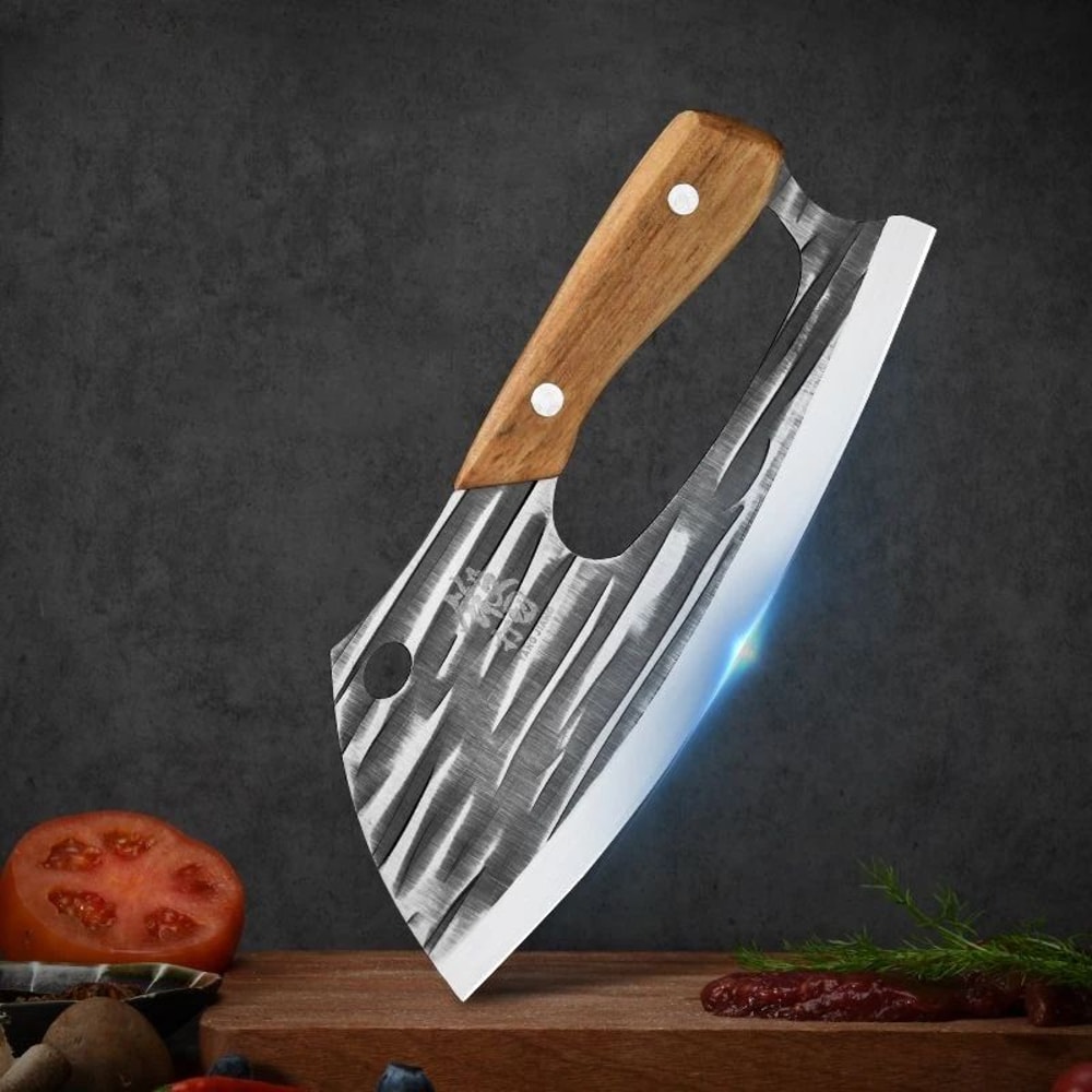 EffortSaving Stainless Steel Chef Knife HandForged Boning Vegetable Chopper 0