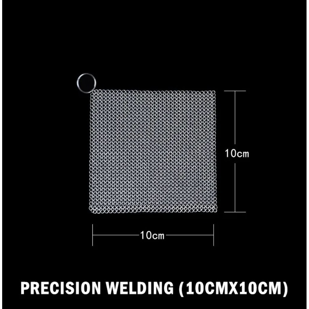 Stainless Steel Cast Iron Cleaner HeavyDuty Pan Pot Scrubber 3 Sizes 4