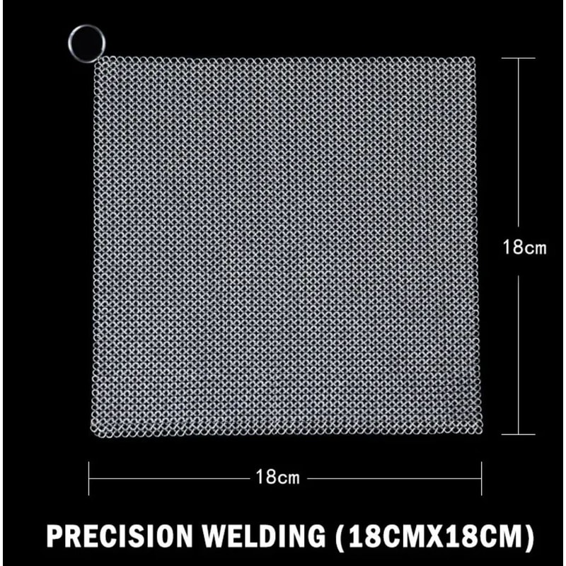 Stainless Steel Cast Iron Cleaner HeavyDuty Pan Pot Scrubber 3 Sizes 6