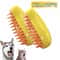 3in1 Steam Pet Grooming Brush With Massage Shedding Control For Cats And Dogs 9